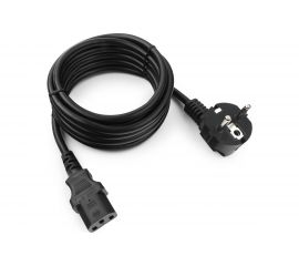 Кабель питания Cablexpert 3м, Schuko- C13, 3x1 кв.мм, черный, с заземлением, PC-186-1-3M 