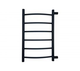 Полотенцесушитель INDIGO Arc 1"" - 1/2 70/40, м/о 60 см, боковое подключение К-2, черный муар LASW70-40BR-б/п-60 