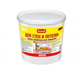 Краска для стен и потолков Пуфас Decoself морозостойкая. 15л 23,6кг СП тов-193385 