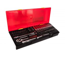 Набор шестигранных торцевых головок 1/4" в кейсе 73шт JTC-K2732 