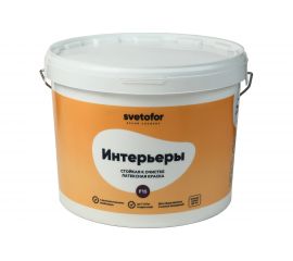 Краска Светофор F15 моющаяся, Супербелая 3 кг ЗОР00007301 