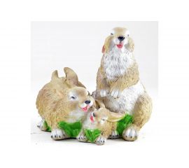 Садовая фигура СКАЗКА Три зайца JNG159 