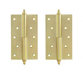 Петля НОРА-М 610-5"" SВ мат.латун.покр. правая 2,5 мм №2 10622 