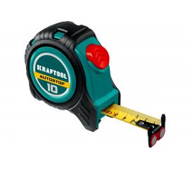 Рулетка с автостопом KRAFTOOL AutoStop 10 м 3412-10-25 