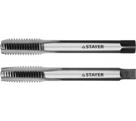 Комплект метчиков сталь 9ХС М10х1.5 2 шт Stayer MASTER 28025-10-1.5-H2 