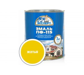 Эмаль ЭКСПЕРТ ПФ-115М глянцевая, желтая, 2.7 кг 25957 
