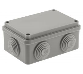 Распаячная коробка ЭРА KORv12080506g открытой установки, на винтах, 6 гермовводов IP55 Б0052730 