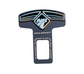 Заглушка замка ремня безопасности Nova Bright металлическая 46791 