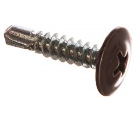 Саморезы с прессшайбой и сверлом по листовому металлу до 2мм Зубр RAL-8017 PH2 4,2х19мм 450шт 300211-42-019-8017 