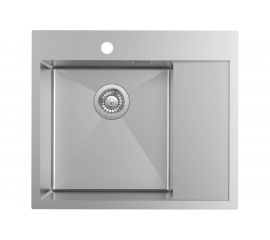 Мойка из нержавеющей стали IDDIS Haze сатин, чаша слева, 590х510 HAZ59SLi77 