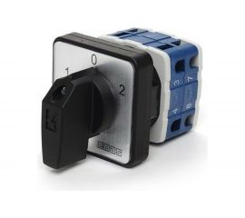 Реверсивный двухфазный переключатель полюсов Emas 1-0-2 20А, PSA020KD234S 