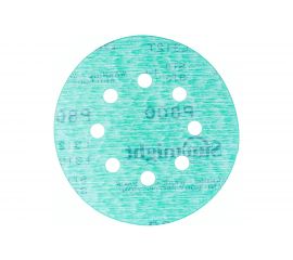 Круг шлифовальный FILM L312T+ (5 шт; 125 мм; на липучке; 8 отв; зелёный; P800) SUNMIGHT 53219R 