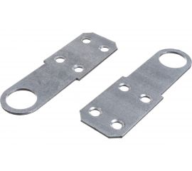 Прямая проушина для замка КРЕПКО-НАКРЕПКО 90x30x2.0 Pzp 2 шт. 48034 