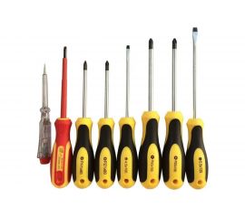 Набор отверток NIKONA с тестером напряжения 125-250V, изоляция, 8пр 27-268 
