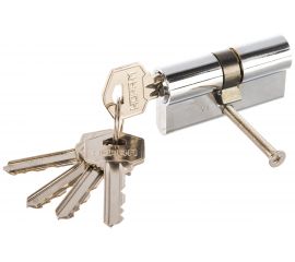 Цилиндровый механизм НОРА-М ЛУ-60 30-30 хром Х 5319 