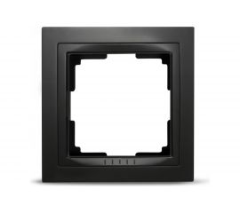 Рамка Smartbuy 1-местная пластик черная Нептун SBE-05b-Plastic-FR-1 