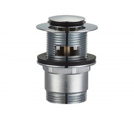 Выпуск для раковины ORE W114PS с переливом, 11/4, нажимной, пробка 37 мм, металл 7079988607344 