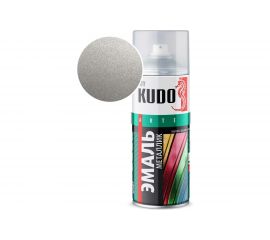Универсальная эмаль KUDO аэрозоль металлик серебристый кварц 520мл KU-1059 11605286 