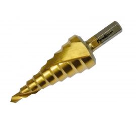 Сверло по металлу ступенчатое для отверстий (6-25 мм; HSS) РемоКолор 35-6-625 