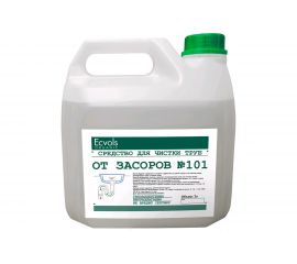 Средство для прочистки труб Ecvols в гранулах, канистра, 3,5 кг 00.101 