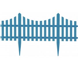 Декоративный забор PALISAD Гибкий, 24 х 300 см, голубой 65019 