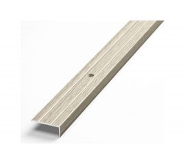 Порог угловой алюминиевый декоративный (24х10 мм, 1,8 м, Дуб беленый) ЛУКА УТ000003291 