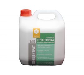 Универсальная базовая грунтовка APIS концентрат 1:10, канистра 3 кг 4665296510204 