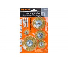 Набор щеток зачистных для дрели, 5 шт., 25/40/50/60/75 мм АвтоDело 44021 10278 