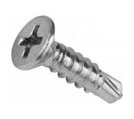 Оконный саморез Метизный двор 3,9x13 сверло, белый, 20 шт. 4690441018397 