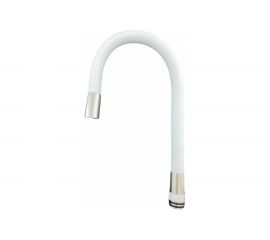 Гибкий излив для смесителя для кухни OUTE размер гайки 3/4, нержавеющая сталь, белый M7170L 