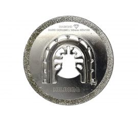 Полотно алмазное отрезное по керамике и керамограниту Round El-P 80 мм Hilberg HR4180 