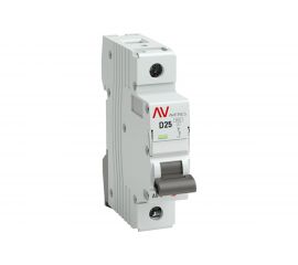 Автоматический выключатель EKF AVERES AV-6, 1P, 25A, D, 6kA, SQ mcb6-1-25D-av 