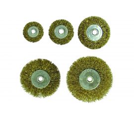 Набор щеток дисковых 5 шт. для дрели Biber 70990 тов-076234 
