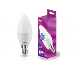 Светодиодная лампа REV, C37, Е14, 11W, 4000K, нейтральный свет, 32511 6 