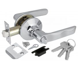 Ручка защелка PUNTO 6024 CP-E кл./фик. хром 36805 