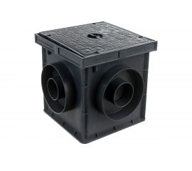 Контрольно-измерительный колодец заземления EZETEK 200х200х200мм, пластик 88203 