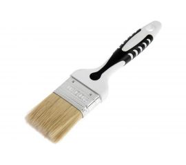Кисть DECOR Black White универсальная 75х15мм, светлая смешанная щетина, 2К ручка 880-075 