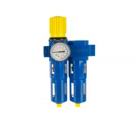 Фильтр 2-х ступенчатый с редуктором и манометром (5 мкм; 2500 л/мин; 16 бар; 1/2) HUBERTH RP208044 