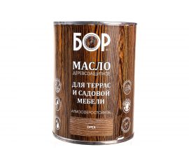Деревозащитное масло для террас и садовой мебели Бор орех, банка 0,64 кг 4690417061471 