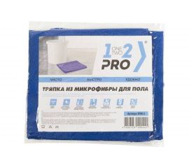 Тряпка для пола из микрофибры 1-2-Pro 50х60 см 1 шт ТПМ-1 