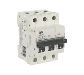 Автоматический выключатель IEK M06N 3P C 2А AR-M06N-3-C002 