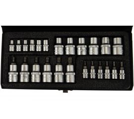 Набор головок 1/4""+1/2""DR, Е4-Е18, Т7-Т50 PRO АвтоDело 39924 16152 