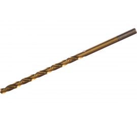 Сверло по металлу Туламаш цилиндрический хвостовик 6.3 мм А1 Р9 нитрид титана ТМ 56305 