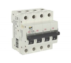 Автоматический выключатель IEK ARMAT M06N 4P C 50А AR-M06N-4-C050 
