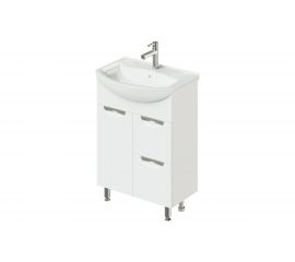 Напольная тумба с раковиной ИТАНА Nrava Aqua Адель 65 650х440х870 2578 