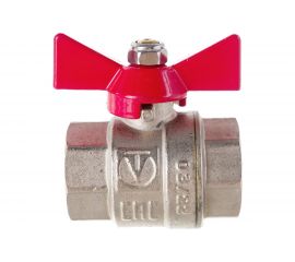 Шаровой кран Valtec Base рукоятка бабочка 1" внутренняя-внутренняя VT.217.N.06 