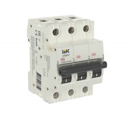 Автоматический выключатель IEK ARMAT M10N 3P D 3А AR-M10N-3-D003 
