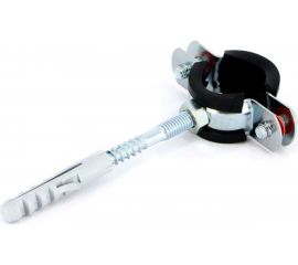 Хомут Uni-Fitt 3/4” 25-29 мм с резиновым уплотнителем, шпилькой и дюбелем 850U3800 