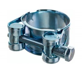 Металлические хомуты СИБРТЕХ, силовые, 32-35мм, ширина 20мм, шарнирный, W1, 2шт 47519 