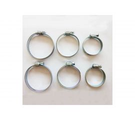 Набор стальных хомутов Boutte 25 мм - 2 шт., 30 мм - 2 шт., 35 мм - 2 шт. 0868001 